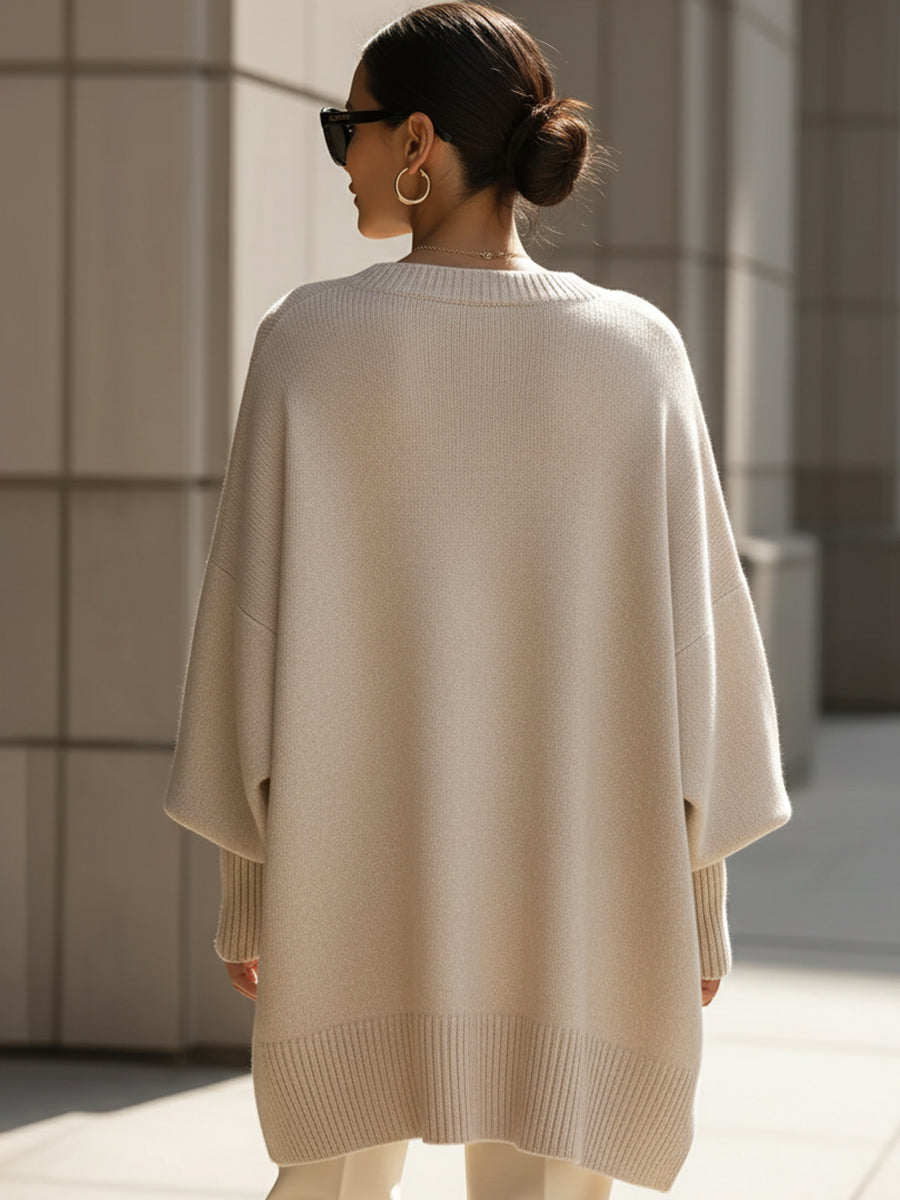 Katarzyna | Swetry Damskie Sweter Oversize Długi Rękaw