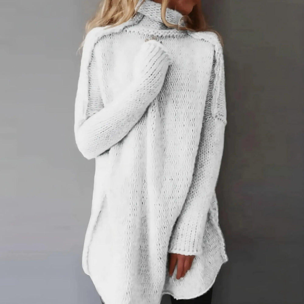 Magdalena | Oversize Golf Długi Rękaw Sweter