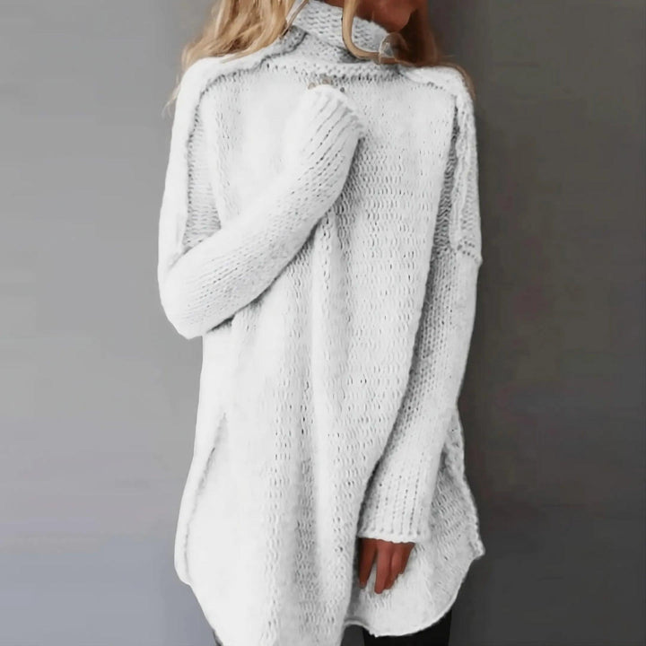 Magdalena | Oversize Golf Długi Rękaw Sweter