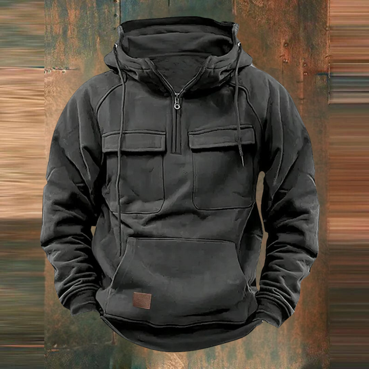 Damian | BlUza z Kapturem Męska z Zamkiem