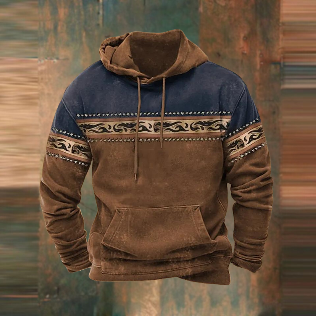 Mateusz | Męska Bluza z Kapturem Wzór