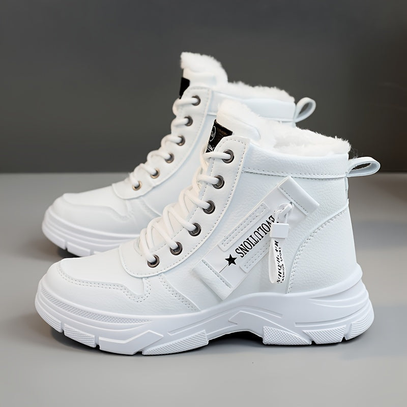 Nel | Ocieplane Buty Zimowe Cream