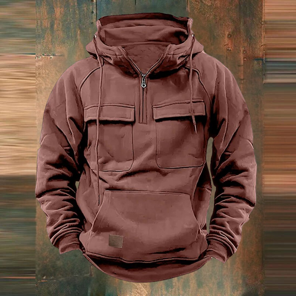 Damian | BlUza z Kapturem Męska z Zamkiem