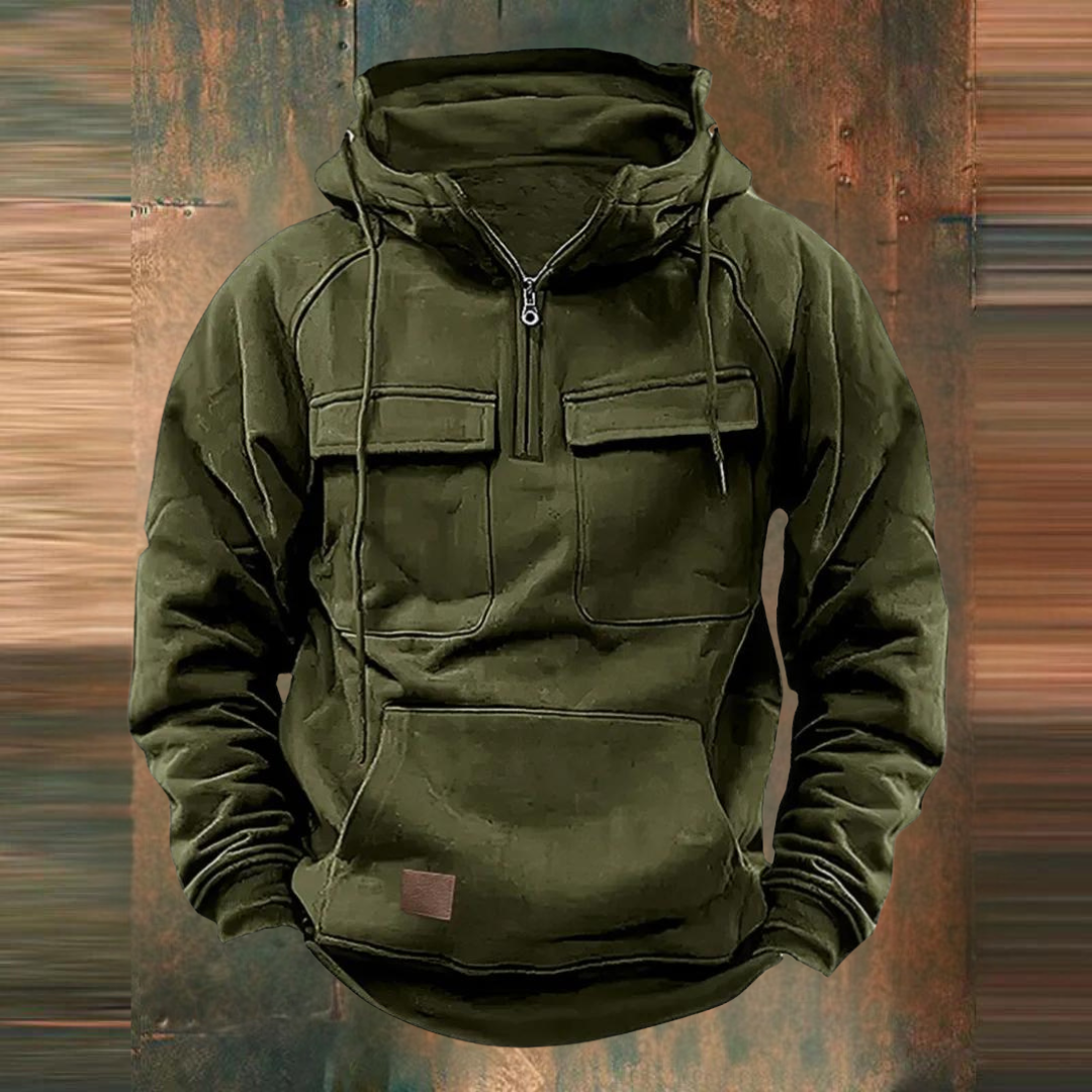 Damian | BlUza z Kapturem Męska z Zamkiem