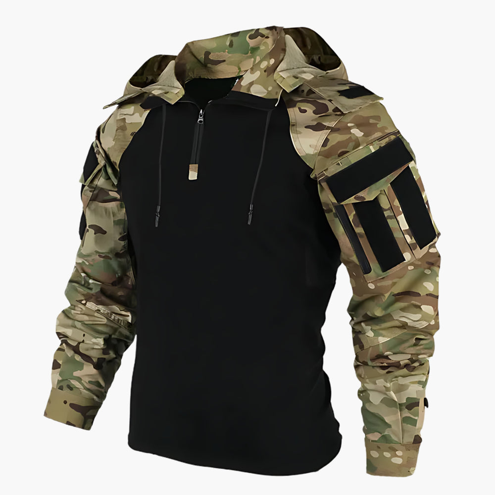 Stanisław | Męska Bluza z Kapturem Tactical Zip