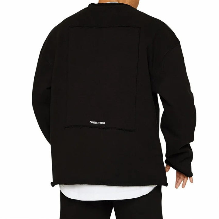 Paweł | Szary Dwuczęściowy Dres Bluzowo-Spodenkowy Oversize