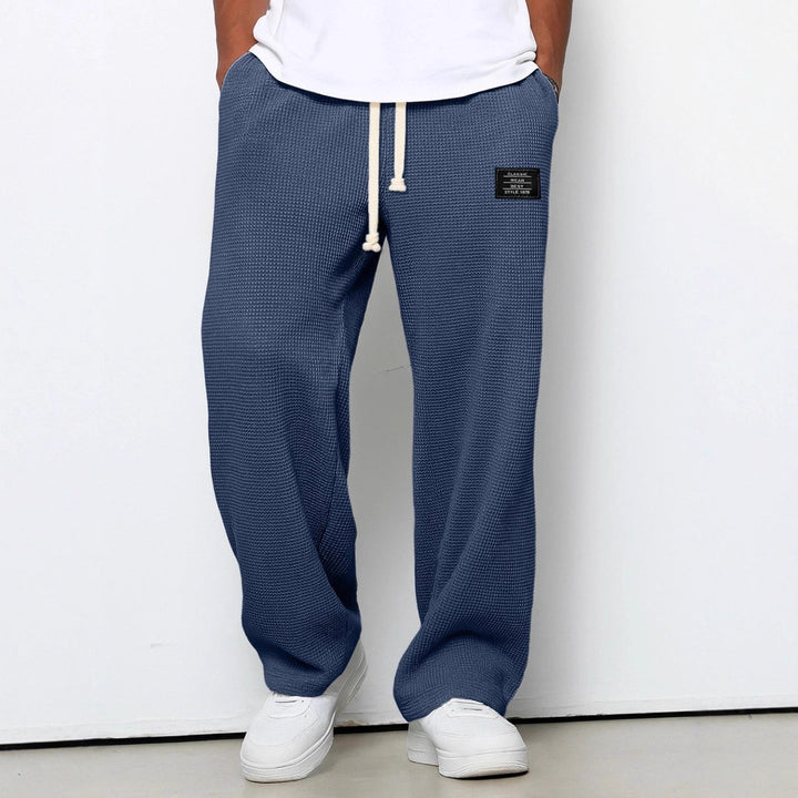 Mateusz | Spodnie Męskie Waffle Knit Relaxed