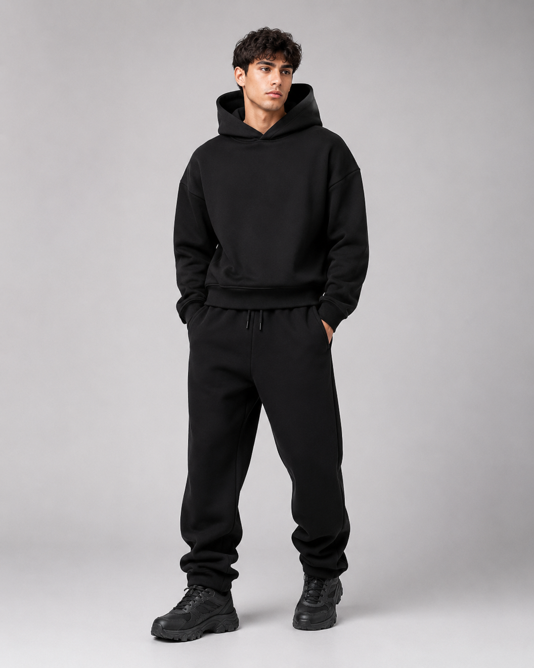 Marcel | Bluza Dresowa z Kapturem i Spodnie