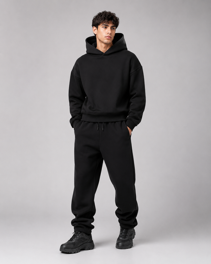 Marcel | Bluza Dresowa z Kapturem i Spodnie