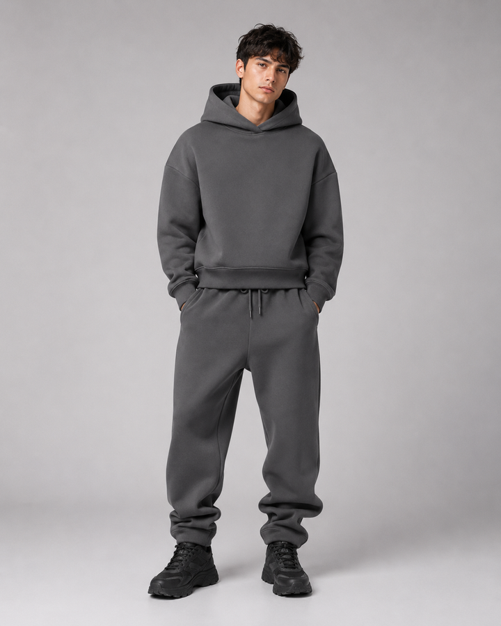 Marcel | Bluza Dresowa z Kapturem i Spodnie
