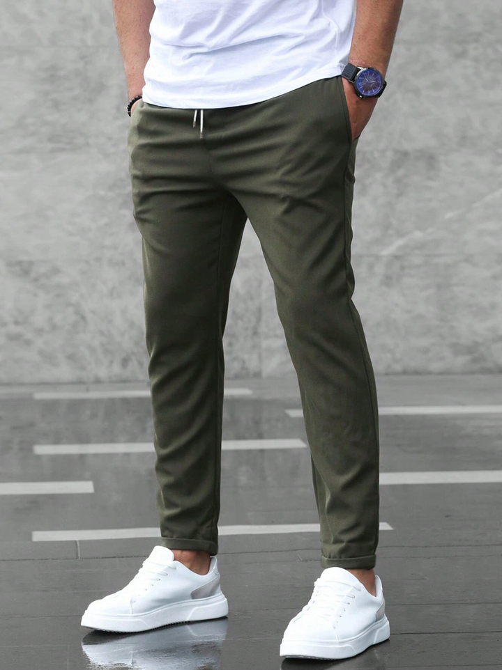 Szymon | Męskie Spodnie Khaki Relaxed Fit