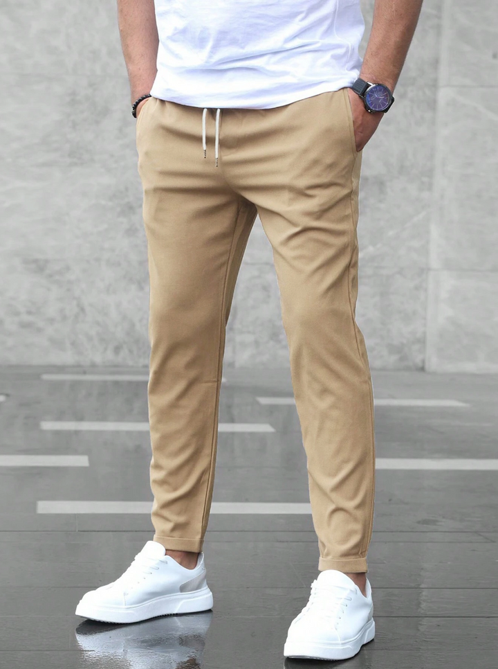 Szymon | Męskie Spodnie Khaki Relaxed Fit