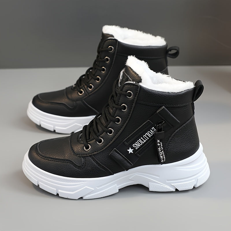 Nel | Ocieplane Buty Zimowe Cream