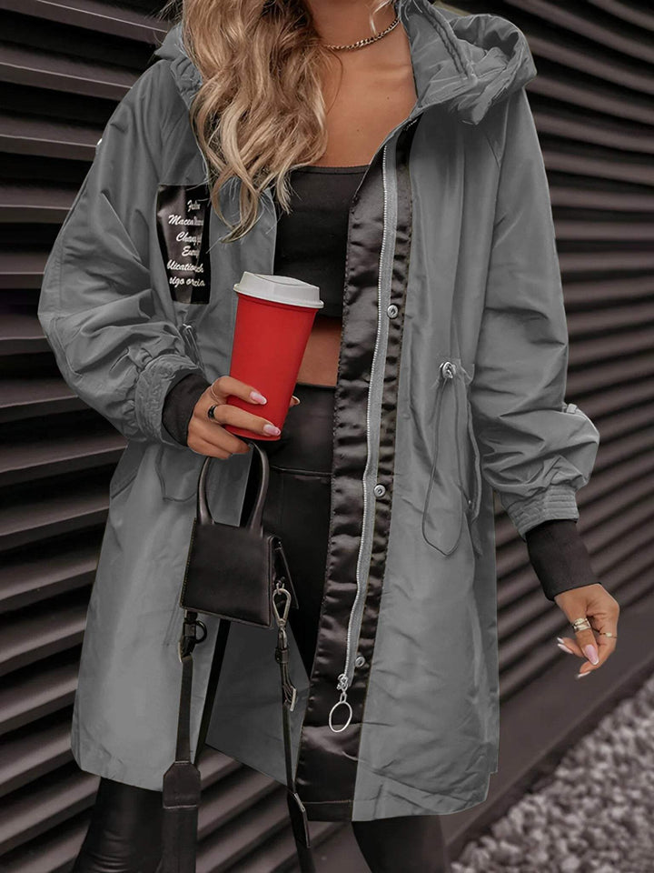 Marta | Khaki Parka z Kapturem Damska