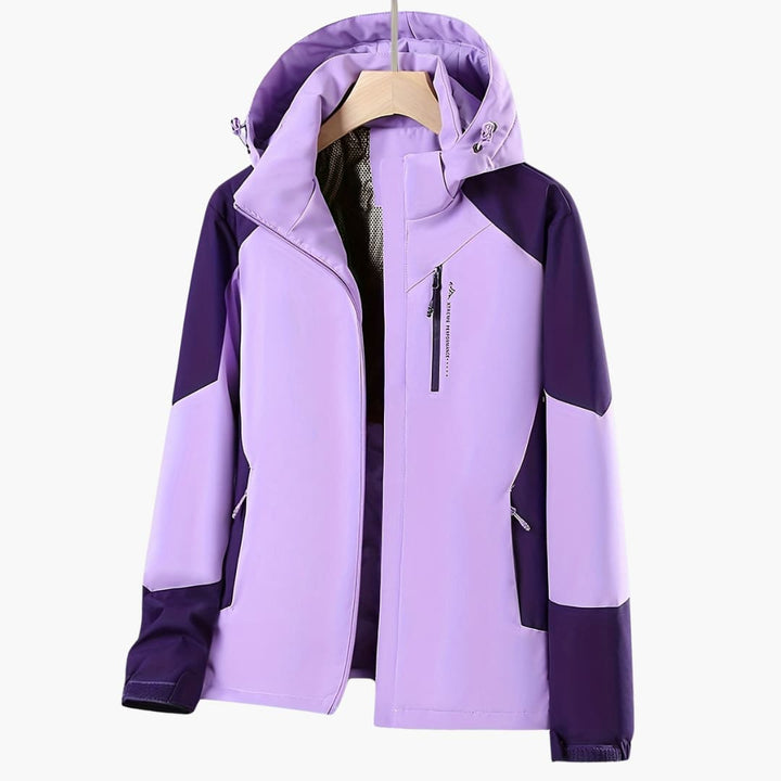Sasza | Bluza z Kapturem Zapinana na Zamek