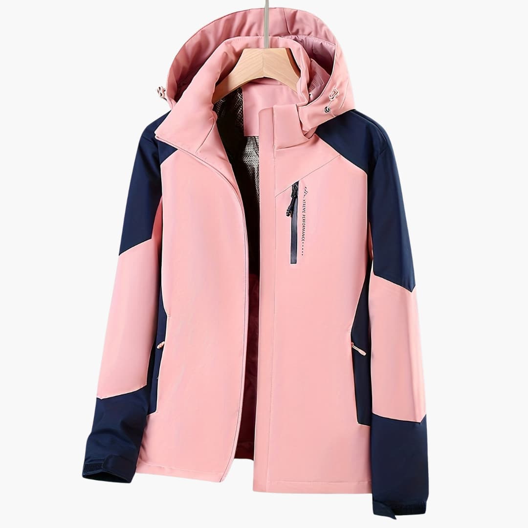 Sasza | Bluza z Kapturem Zapinana na Zamek