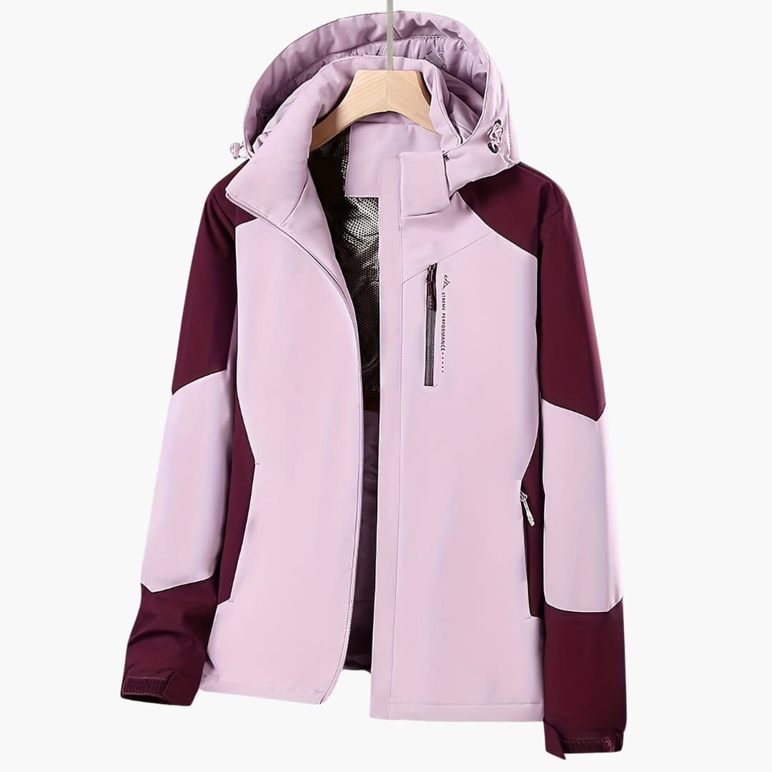 Sasza | Bluza z Kapturem Zapinana na Zamek