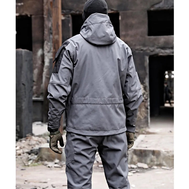 Ksawery | Męska Kurtka Softshell z Kapturem